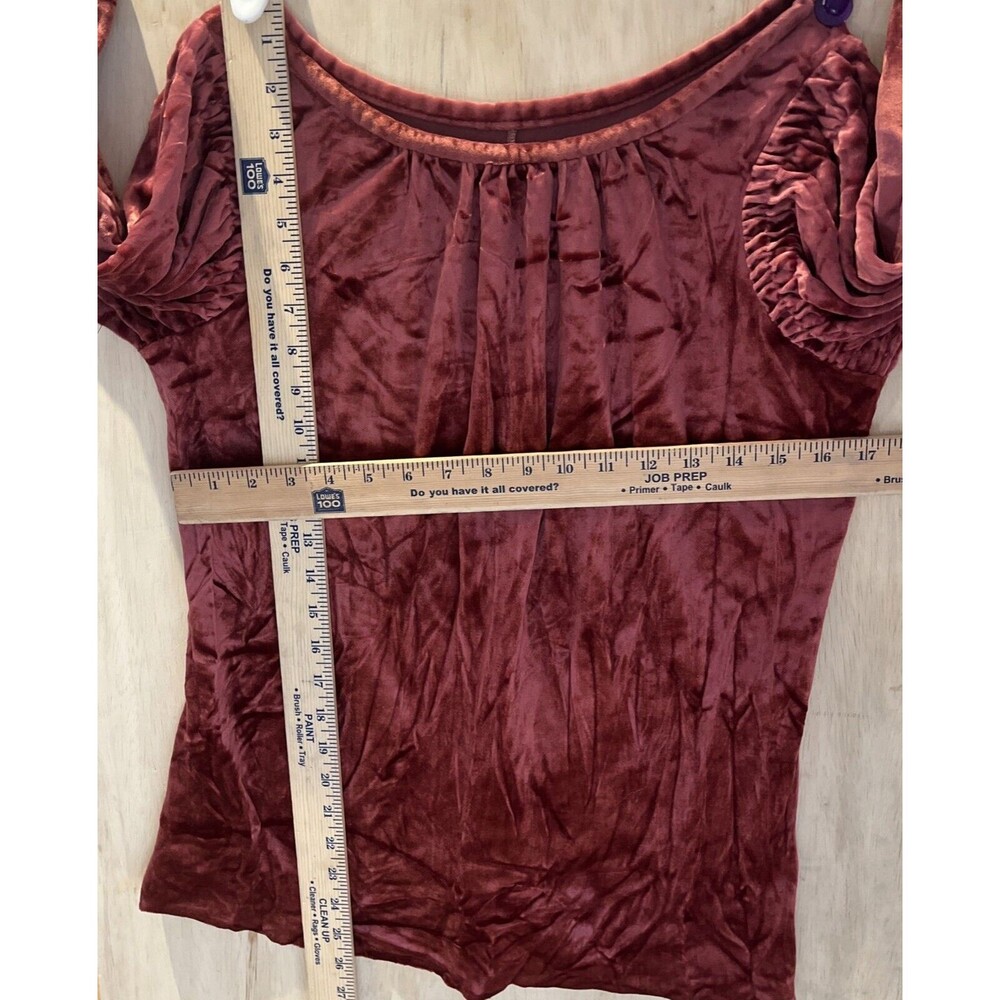 Vintage Womens Velour Leisure suit Holiday Christmas outfit Suit Sz M Deena Cali - Picture 10 of 10